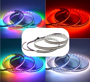 1M/5M SK9822 LED-Licht leiste RGB DC5V Ähnliche APA102 30/60/144LED/M Dual-Signal übertragung einzeln individuell adressierbar - Product Image 3