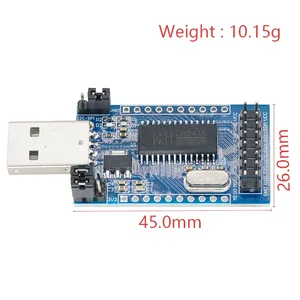 Programador USB a UART IIC SPI I2C Convertidor de puerto paralelo Indicador de funcionamiento a bordo Módulo de placa de lámpara