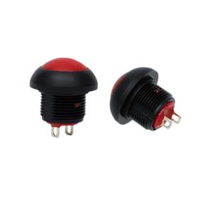 Pulsante a cupola interruttore a pulsante a LED 12mm auto-Reset/autobloccante IP67 Mini interruttore a pulsante impermeabile - Product Image 2
