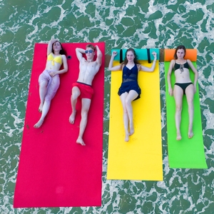 200*100*3.3cm 3 Layers Water Amusement <strong>Floater</strong> <strong>Mats</strong> for Pool Swimming Floating <strong>Mat</strong>/pad - Product Image 4