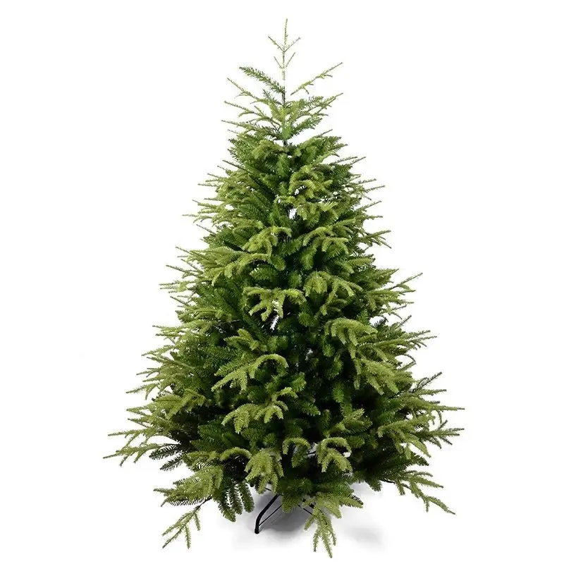 Billige künstliche grüne Weihnachts bäume große Weihnachts dekoration liefert