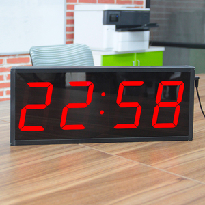 CHEETIE CP18 4-stellige 7-Segment-LED Große Wanduhr 2-stellige LED-Countdown-Timer-Grafik Maßge schneiderte Wanduhr - Product Image 6