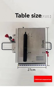 CE sertifikalı 1600W 8 inç gönye testere ve masa testere yüksek güç motoru ile çelik kesme için 10 inç gönye testere - Product Image 5