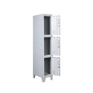 带脚的冷轧钢储物柜廉价员工储物柜定制金属储物柜 - Product Image 3