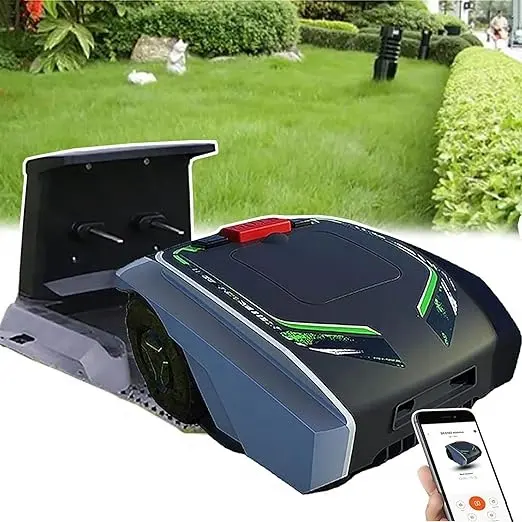 Smart Garden Battery Lawnmower Robot controle remoto automático Lawn Mower Navegação por Satélite Inteligente Novo cortador de grama robótico