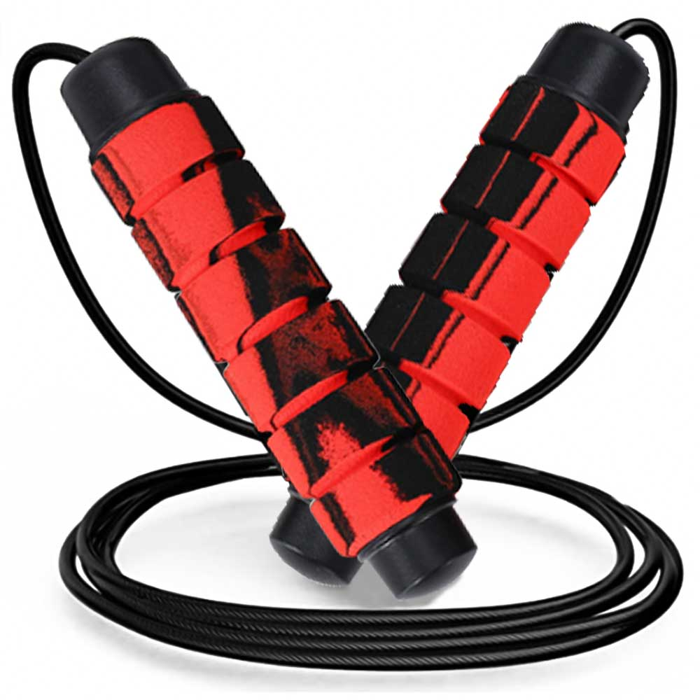 Corde en acier rouge