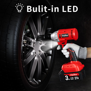 Hochwertiger kunden spezifischer 21V 1/2 Drehmoments chl üssel Neuer wiederauf ladbarer elektrischer Lithium-Akku-Schlags ch rauber Reifen DIY Industrial - Product Image 5