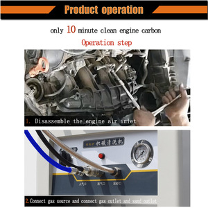 高品质汽车发动机碳清洁器汽车发动机脱碳机核桃砂 - Product Image 5