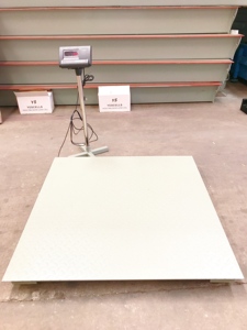 YESSCALE 1.2*1.2m Steel Platform Floor Scale <strong>LCD</strong>/LED <strong>Display</strong> 3T <strong>Load</strong> Cells <strong>Indicator</strong> 150kg Capacity OEM/ODM Customized 0.01g - Product Image 6