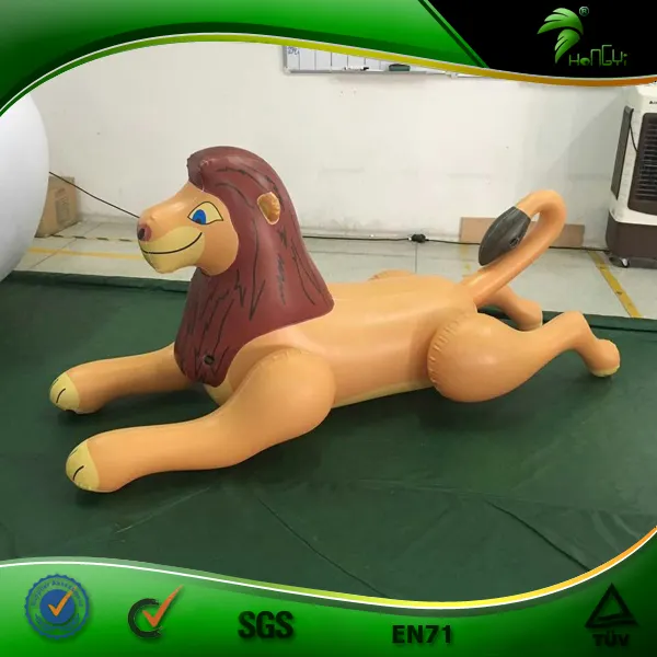 2.5 m Yellow Inflatable Lion Toy Customized animal Inflatable Cartoon Promotion Item Factory Price