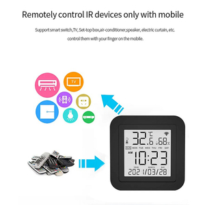Telecomando Smart IR di mercato con sensore di temperatura e umidità controllo APP Tuya supporto remoto intelligente IR Alexa Google - Product Image 2