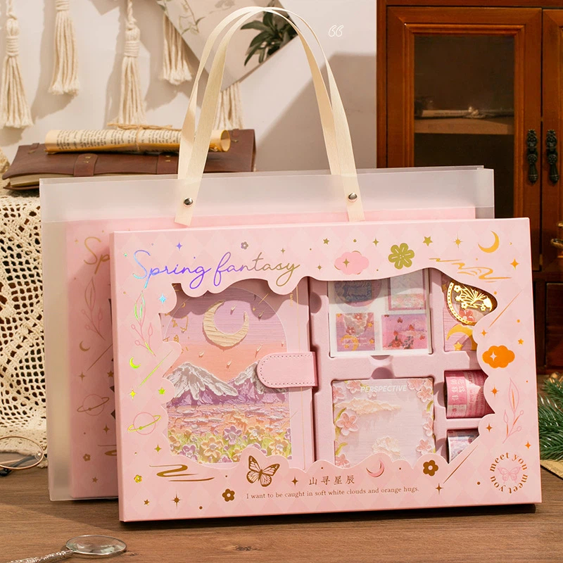 Coffret cadeau rose