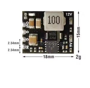 Mateksys MICRO <strong>BEC</strong> 6-60V to 5V 9V 12V-ADJ Wide 6V to 60V Operating Input Range for FPV RC Racing - Product Image 3