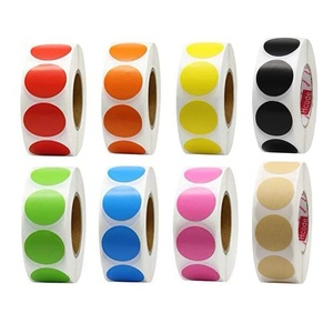 Custom <strong>Color</strong> <strong>Code</strong> Dot Labels Stickers <strong>Red</strong> Green Blue Black Circle Stationery Stickers 1inch Colorful Dot Labels Adhesive - Product Image 2