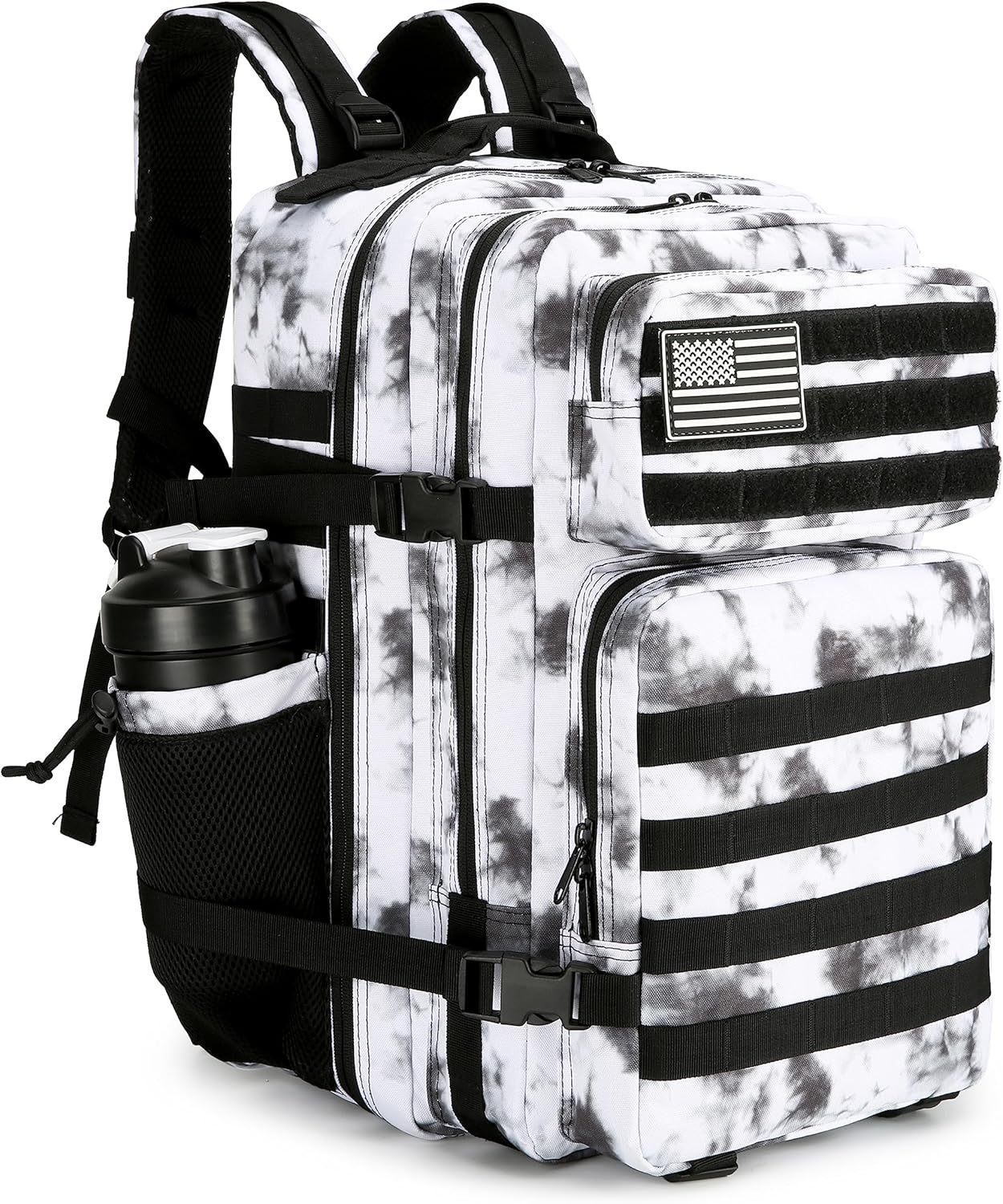 Camuflaje blanco y negro