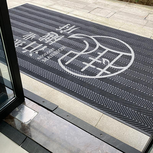工厂销售防滑地板地毯空白木炭户外垫定制商业标志垫 - Product Image 6
