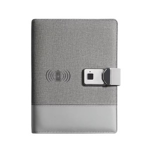 Aangepaste Multifunctionele Slimme Powerbank Elektronische <span class=keywords><strong>Notebook</strong></span> Usb Drive En Pen Geïsoleerde Fles Cadeau Set Met Draadloos Opladen - Product Image 6