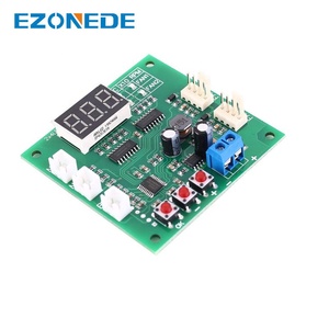 Controlador de temperatura de ventilador de 2 canales y 4 cables Módulo de visualización de regulador de velocidad PWM módulo de controlador 24V DC 12V 48V para ventilador de PC/alarma - Product Image 3