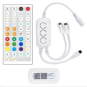 1ポート/2ポートSurplifeAPPコントロールDC12-24V BT SPI RGB 2048ピクセルLEDコントローラー (44キーリモート付き) - Product Image 2