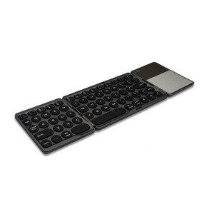 Teclado inalámbrico para ordenador, periférico con triple pliegue, para Apple, android, Microsoft, tableta, iPad, tecla redonda - Product Image 6