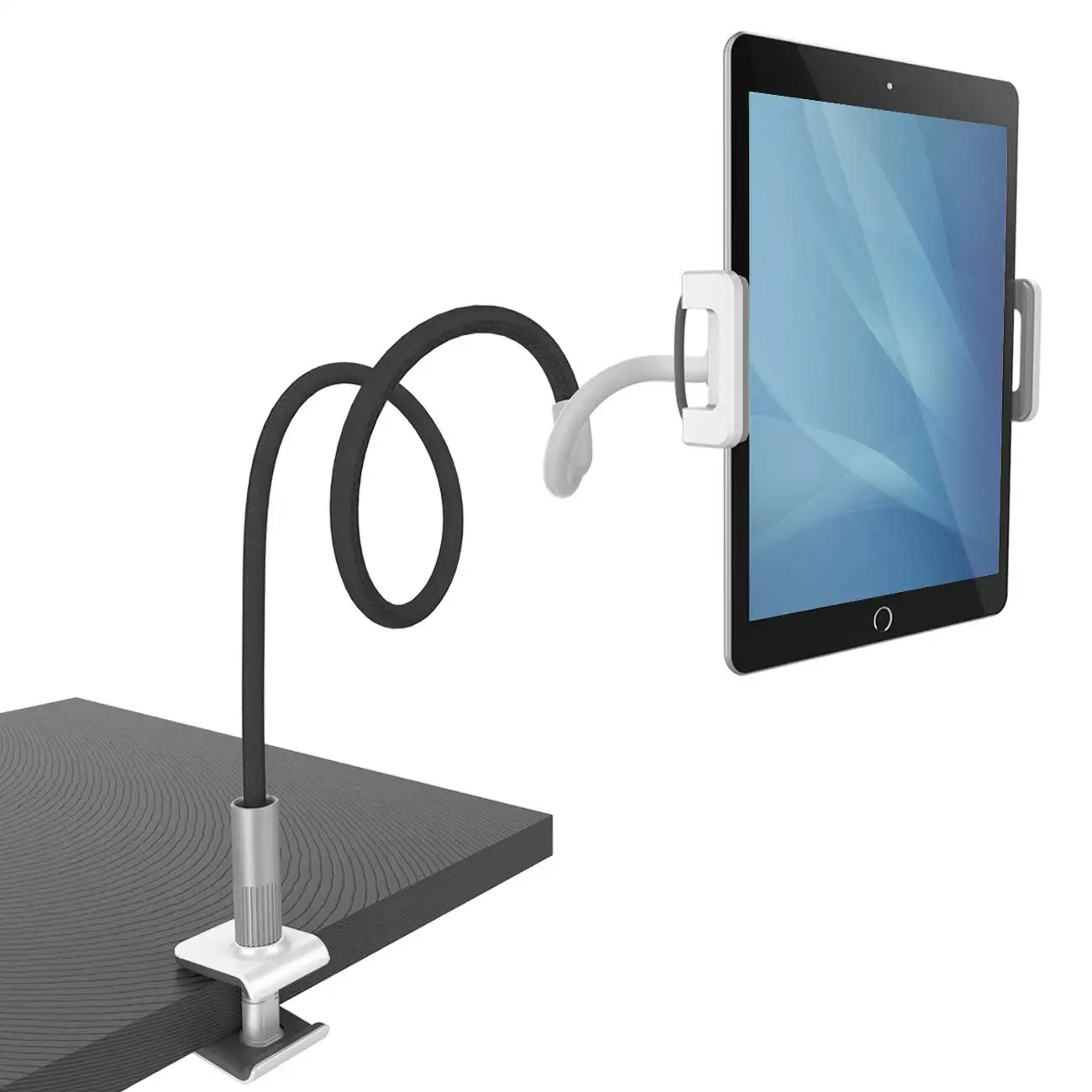 Saiji-soporte de cuello de cisne para teléfono móvil, accesorios flexibles de montaje para tableta, clip de brazo ajustable para Smartphone y tableta, para cama