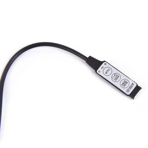 USB LED RGB Controller Mini 3Key telecomando Dimmer per striscia LED RGB 5V - Product Image 3