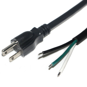 14AWG 16AWG 18AWG AC güç kablosu 3 prong güç kablosu NEMA 5-15P fiş şarj cihazı açmak için güç kablosu - Product Image 3