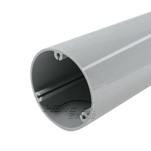 Fabrika doğrudan satış parlak sanayi yuvarlak tüp profilleri PVC PP profil tüpler ABS HDPE oyuncak tüp bina için - Product Image 1