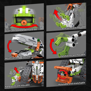 5 in 1科学工学玩具STEM教育DIYアプリプログラミングリモートコントロールロボットビルディングブロックキット子供のための - Product Image 4