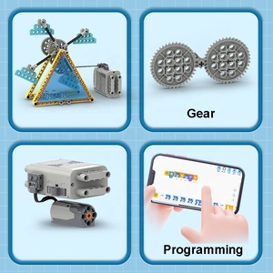 755 pz stelo scienza educativo blocchi di costruzione giocattolo 8 in 1 APP di controllo remoto di programmazione ingranaggi blocchi fai da te kit di costruzione per bambini - Product Image 5