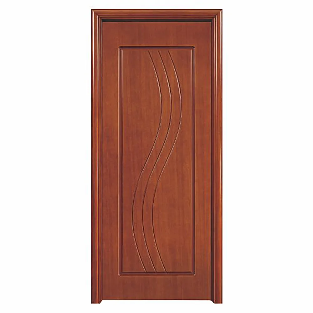 The Latest Design Kerala Wooden Doors Flush Door with COMPETITIVE Price in Guangzhou Decoration Chinese Customized Interior 80mm