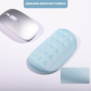Blue Cloud Custom Small Wrist Rest Desk Pad Rubber Gaming <strong>Mouse</strong> Pad Memory Foam <strong>Mouse</strong> Pad <strong>Computer</strong> Accessories for Office Gamer - Product Image 5