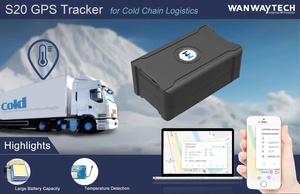 Wanwaytech s20 gpsマグネットロケーターシステム、5800mahバッテリー付き