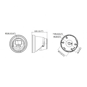 DS-2CD2387G2-LU H.265 8MP ColorVu Dome taret kamera (sınırlı stok 7 gün içinde teslim olabilir) - Product Image 4