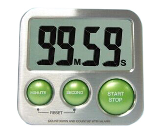 Orologio elettronico conto alla rovescia con cronometro timer da cucina digitale a led per cucinare sveglia da studio - Product Image 6