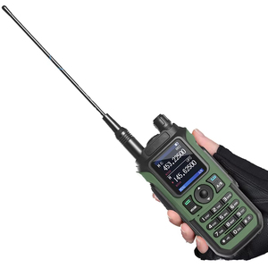 UV-21 Pro 5W Walkie Talkie portatile a lungo raggio radio portatili tipo C amatoriale a due vie UHF VHF per la caccia - Product Image 3