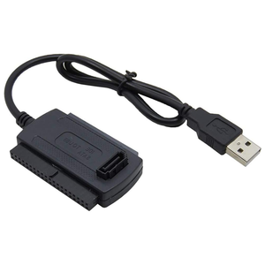 USB 2.0 SATA PATA IDE 3 1 kablo 2.5 3.5 katı hal sürücü adaptörü iletim kablo USB SATA adaptör kablosu - Product Image 1