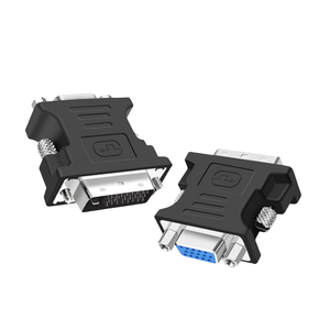 Adaptador DVI a VGA de 1080P, convertidor macho de 24 + 5 pines a VGA hembra, adaptador de tarjeta gráfica de vídeo HD para PC, proyector HDTV - Product Image 6