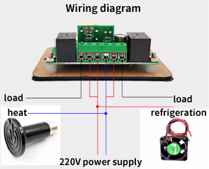 XD-W1012 <strong>Digital</strong> Thermostat Incubator Temperature <strong>Controller</strong> DC12V 220V Industrial OEM Plastic Thermoregulator Two Relay <strong>Output</strong> - Product Image 6