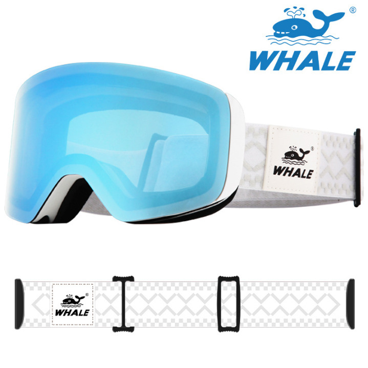 สีน้ำตาลเคลือบสีขาวและสีฟ้าน้ำแข็ง