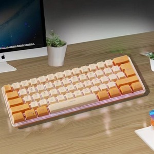 K401 Mini Wireless RGB 61-Key Gaming <strong>Keyboard</strong> USB 3.0 Interface 60% Membrane <strong>Computer</strong> <strong>Keyboards</strong> for Desktop <strong>Use</strong> - Product Image 1