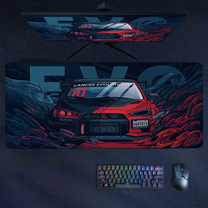 カスタムスポーツカーマウスパッドXXLゲーミングアクセサリーオフィスゲーマーキーボードデスクマット滑り止めラップトップ大型GTRマウスパッド防水 - Product Image 6