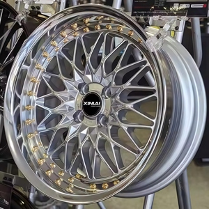 3 parça dövme tekerlekler 4x108 4x114.3 4x100 15 "16" 17 "18" inç alaşım 4 delik araba tekerlekleri için Mini Cooper akıllı - Product Image 4