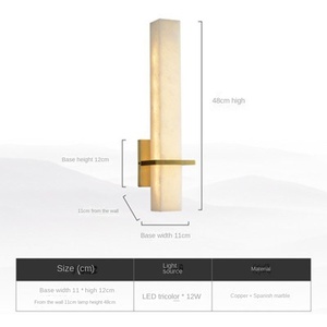 מחיר המפעל alabaster קיר sconce מנורות פליז יוקרה מודרנית הוביל תאורה לחדר אוכל קיר מיטה