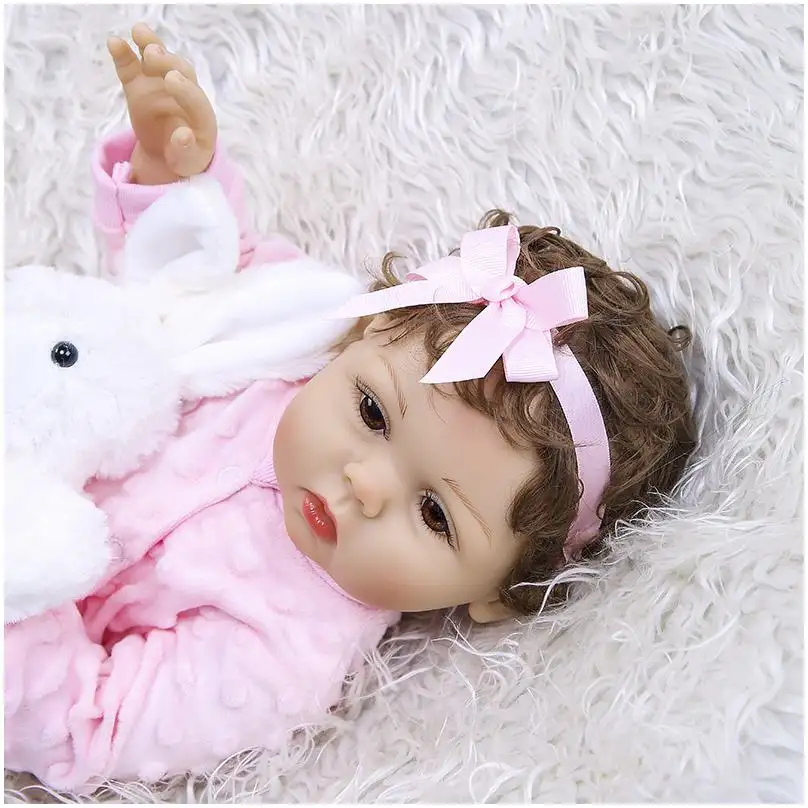 Bonecas kiz bebek Soft Kids Full Toy Princesa Bjd Big Life Atacado Elsa Articulado Preto Moda Bebes Africanos Porcelana Palhaço Boneca