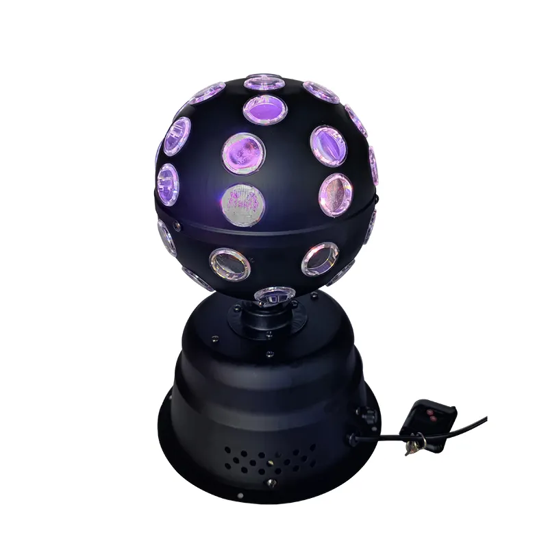 Illuminazione 18CM Iron Magic Ball 360 rotazione telecomando LED Magic Ball 9 colori Stage Light KTV Bar Wedding Color Light