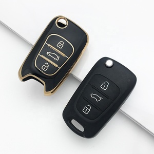 เคสกุญแจรถยนต์แบบฝาพับ,อุปกรณ์เสริมพวงกุญแจรถยนต์สำหรับ Hyundai Mistra Ix35 Ix45 Verna Tucson Solaris Elantra I20 - Product Image 3