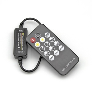 Портативный DC5-24V RF мини 14-ключ одного цвета контроллер - Product Image 4
