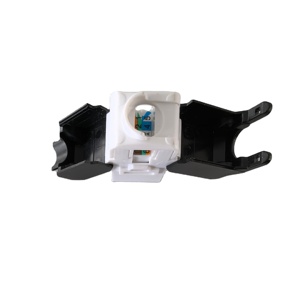 Placcatura in oro modulo di rete Toolless 180 grado UTP Keystone Jack RJ45 tipo per il cablaggio di rete di telecomunicazione - Product Image 4