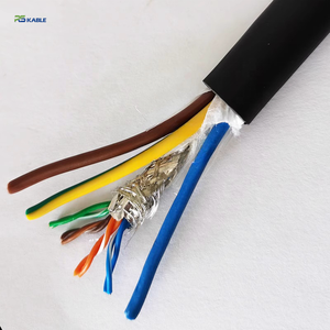 High Quality Flexible Shielded Network <strong>Cable</strong> Plus Power Cord Bending Resistant <strong>Cable</strong> for CNC Machine Tools - Product Image 5